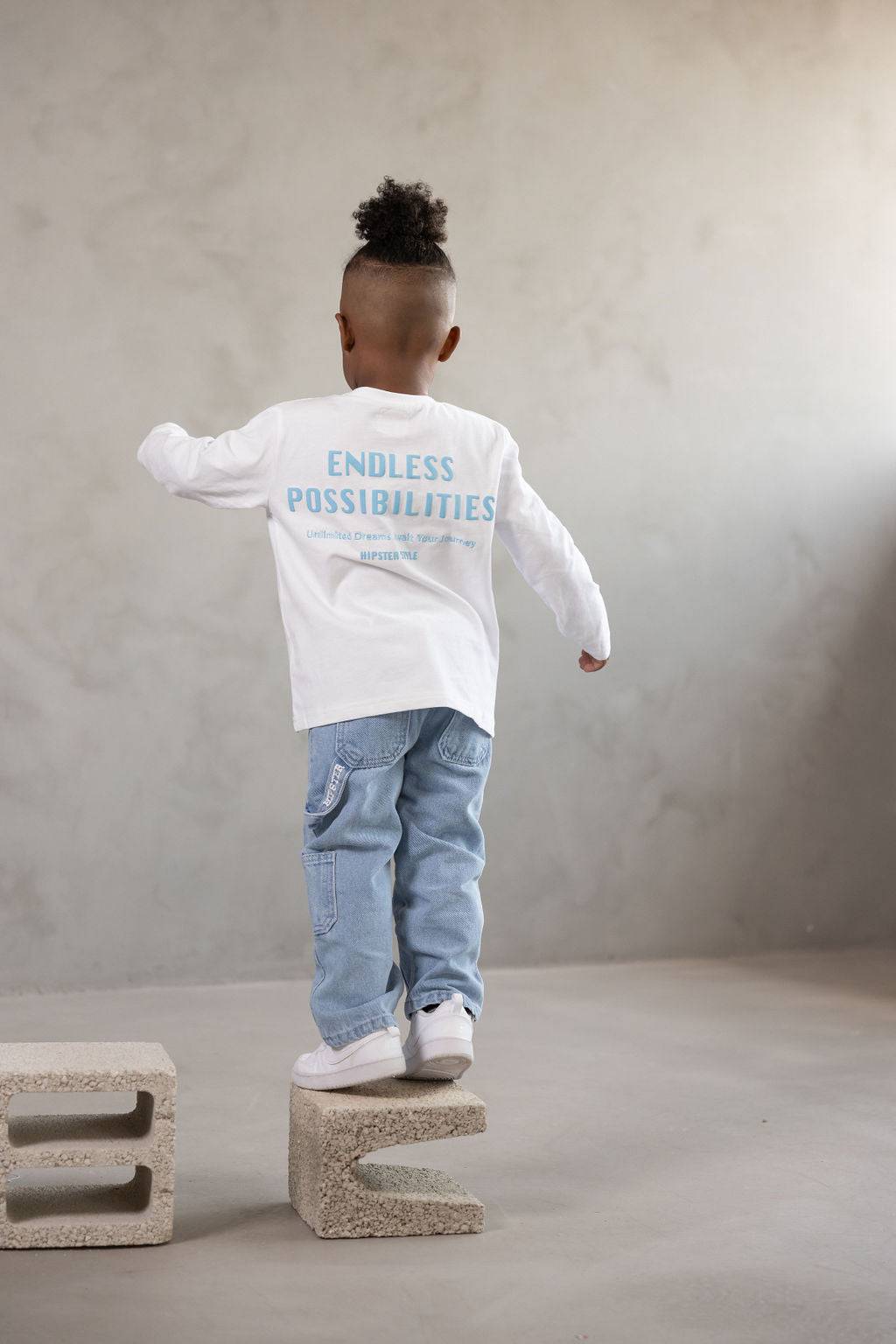 טישרט ריין לבנה - Hipster