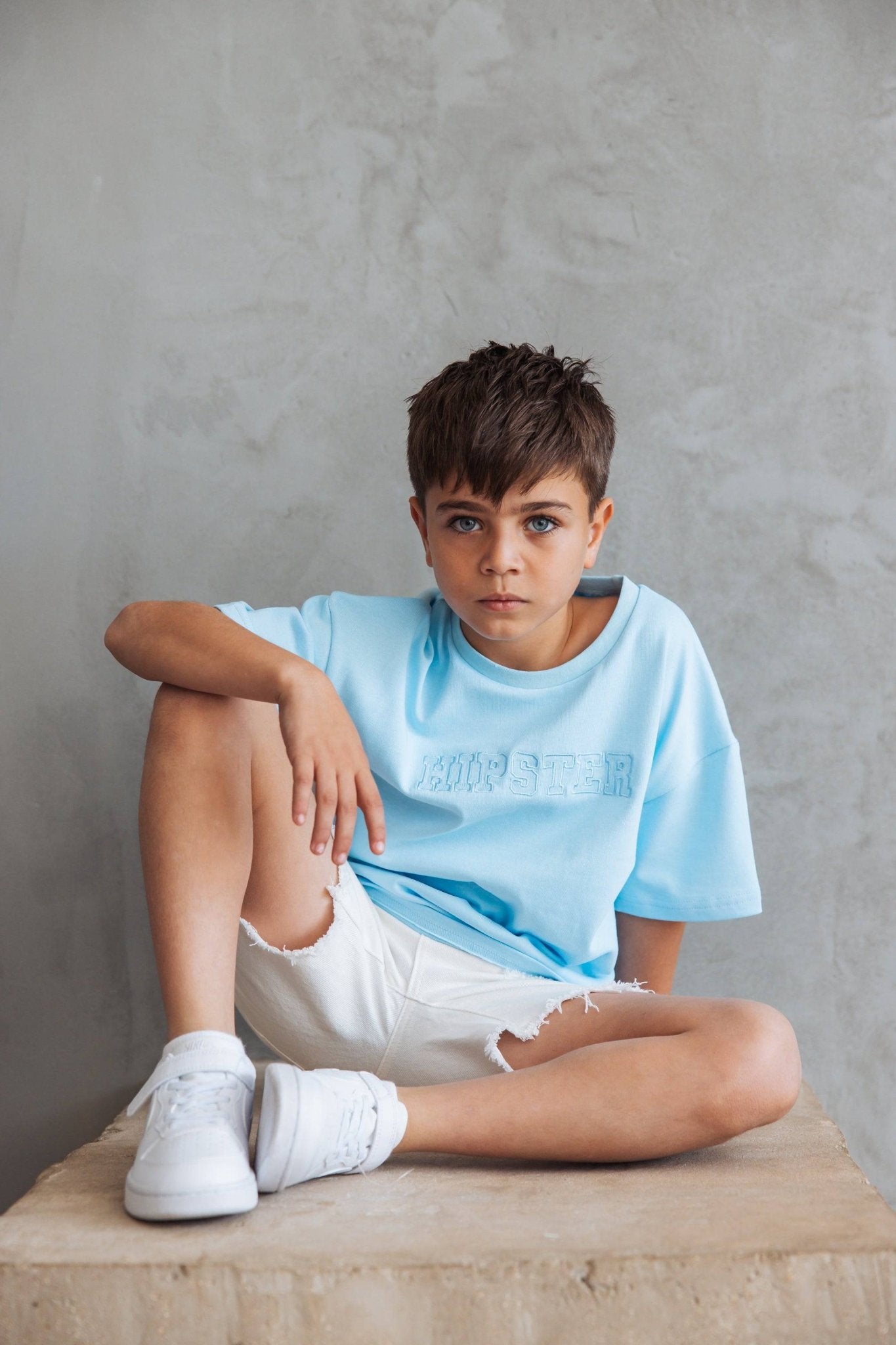 טישרט טוני תכלת - Hipster