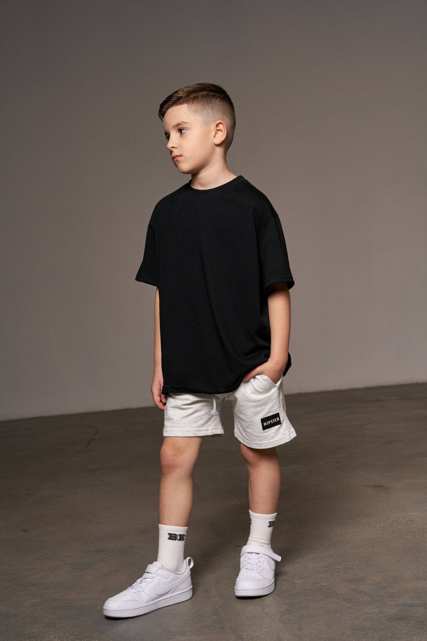 טישרט כותנה שחור - Hipster