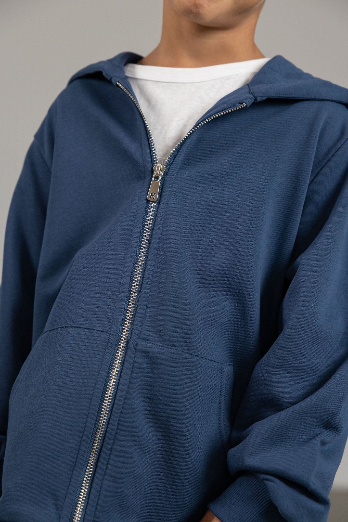 קפוצ'ון בייסיק כחול ניייבי - Hipster