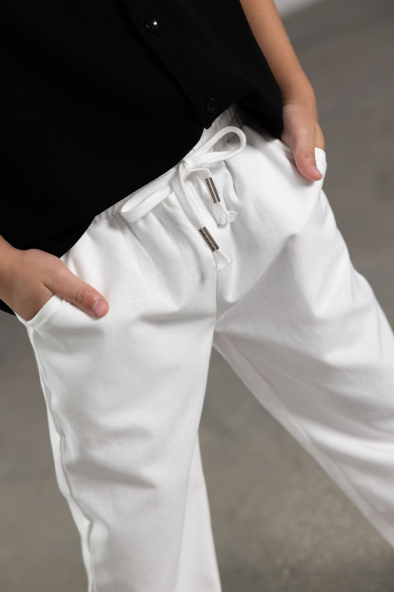 מכנס אדריאן לבן - Hipster