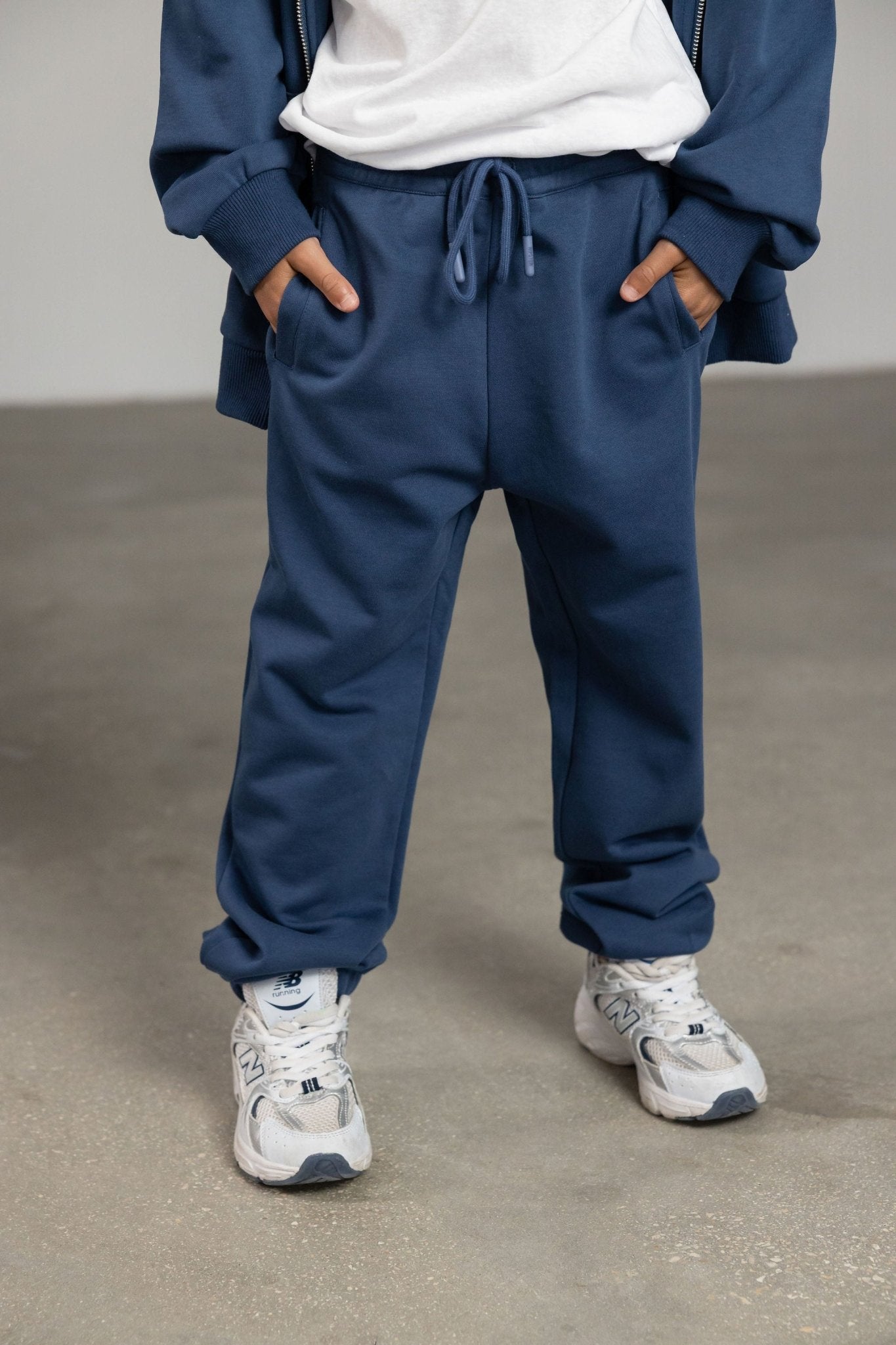 מכנס בייסיק ארוך כחול נייבי - Hipster