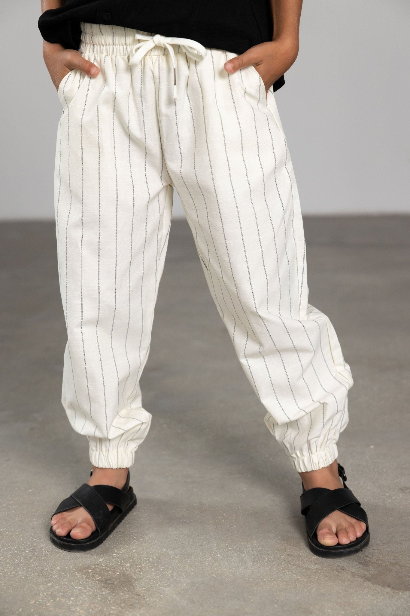 מכנס פשתן רפאל פסים - Hipster