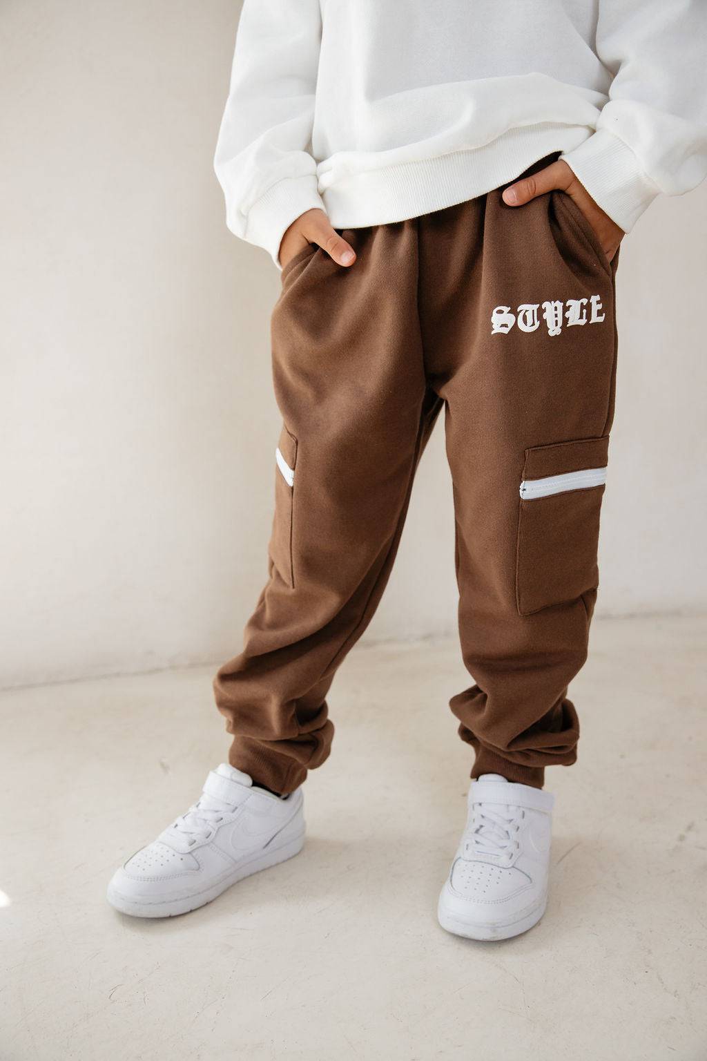 מכנס ג'סטין חום - Hipster