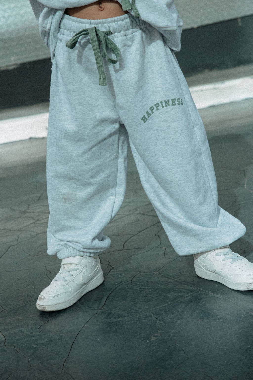 מכנס HAPPINESS אפור - Hipster