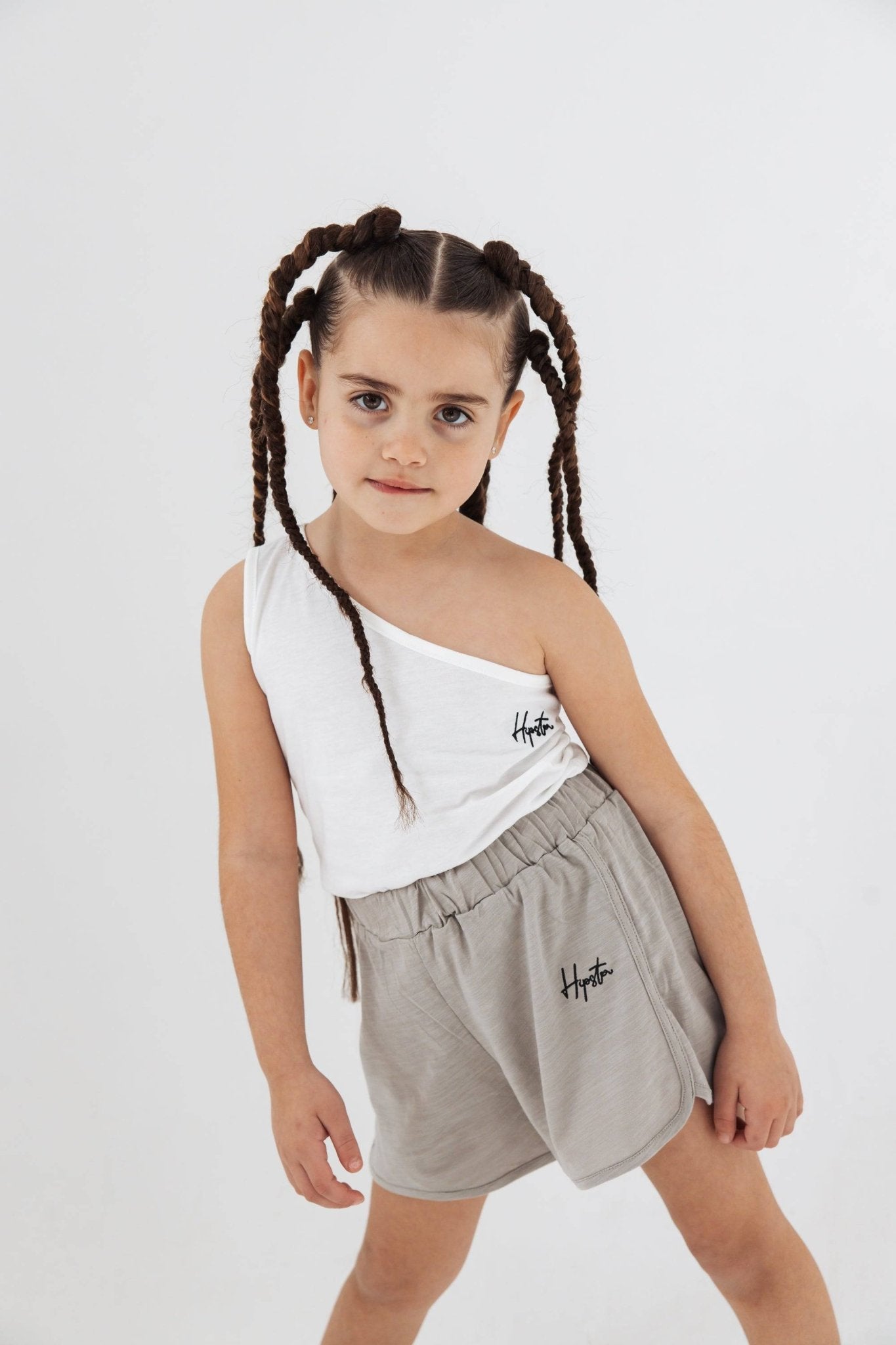 מכנס קצר בנות אפור - Hipster