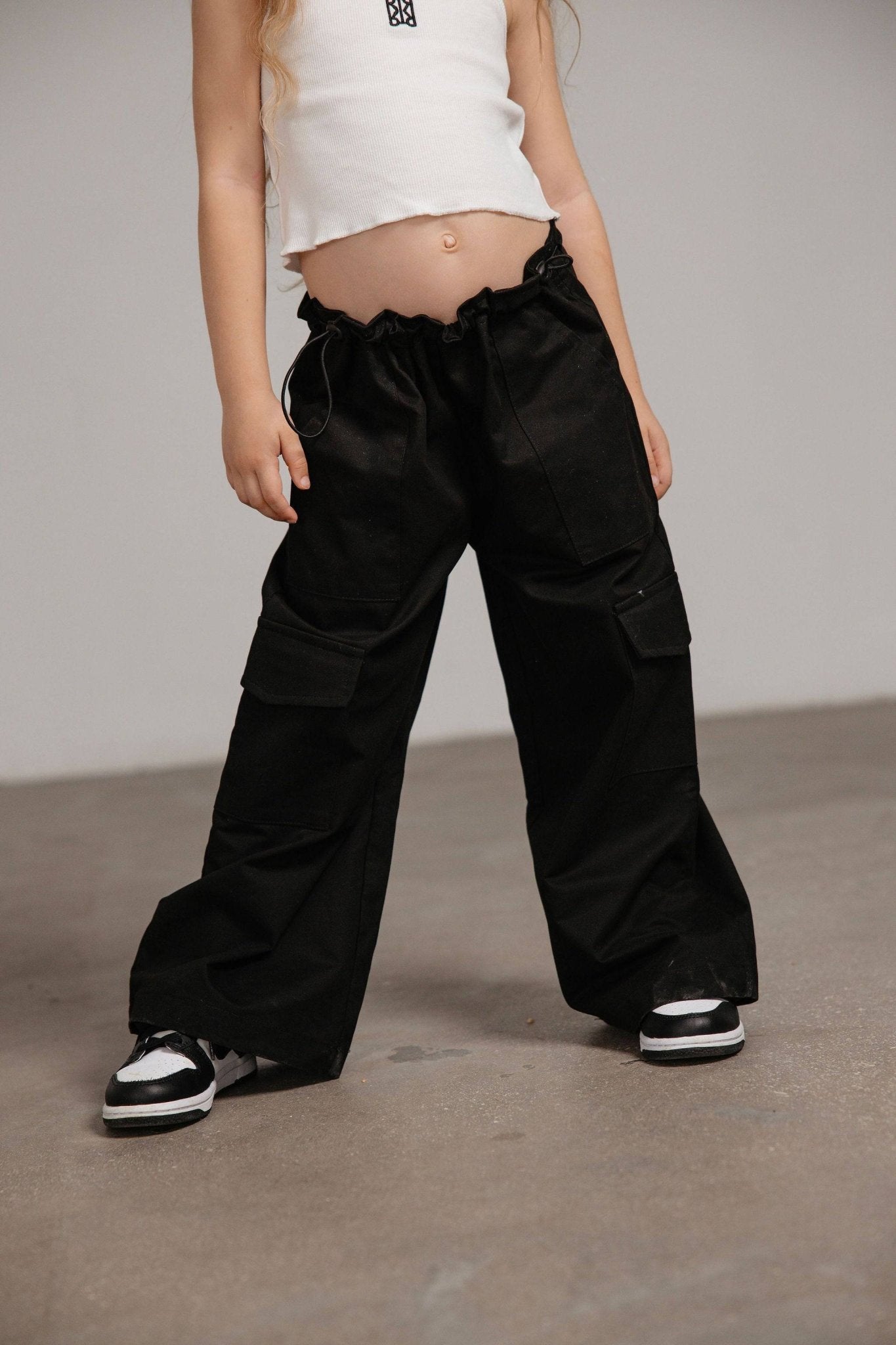 מכנס ליב שחור - Hipster