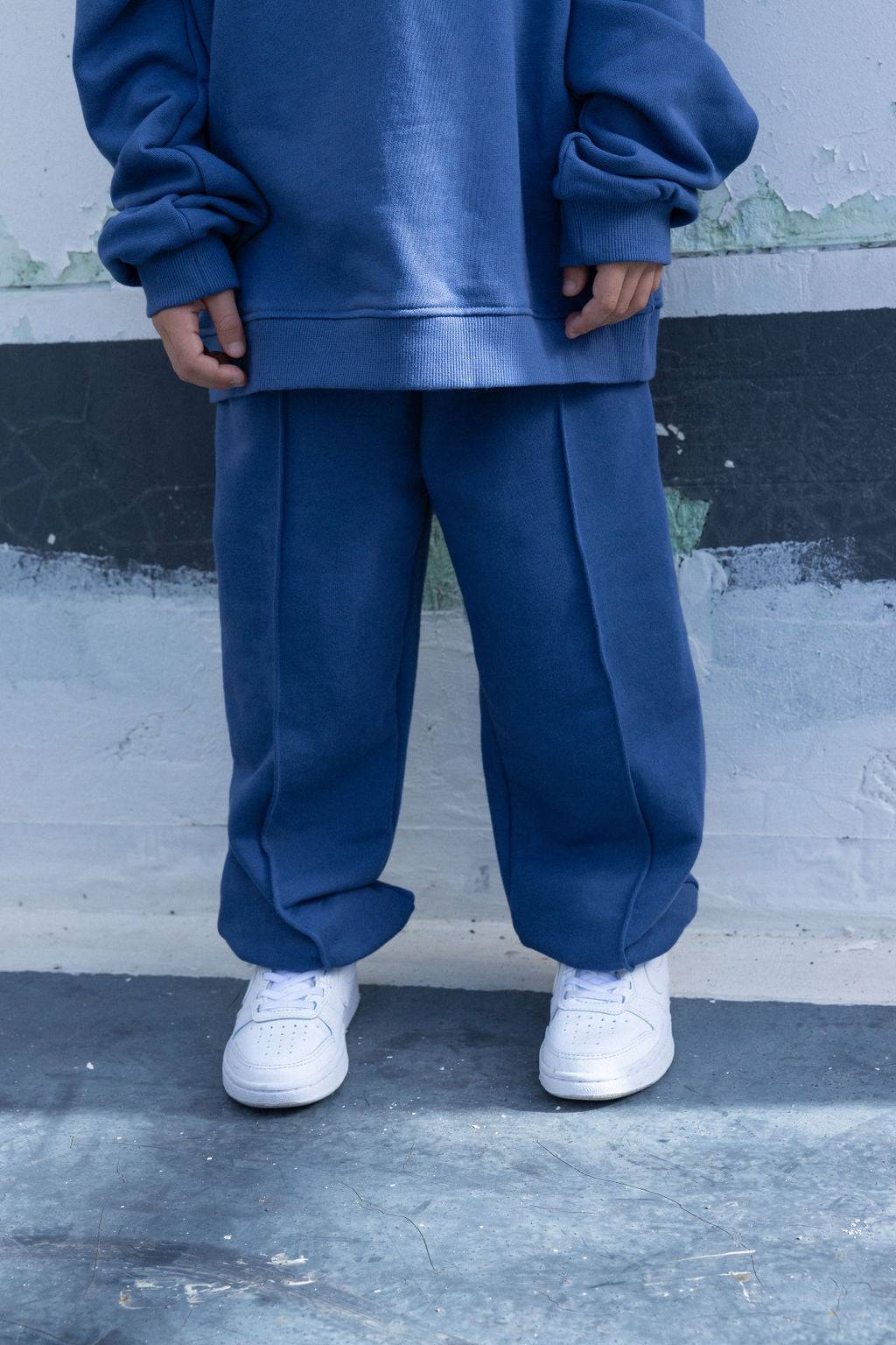 מכנס לוגו כחול - Hipster