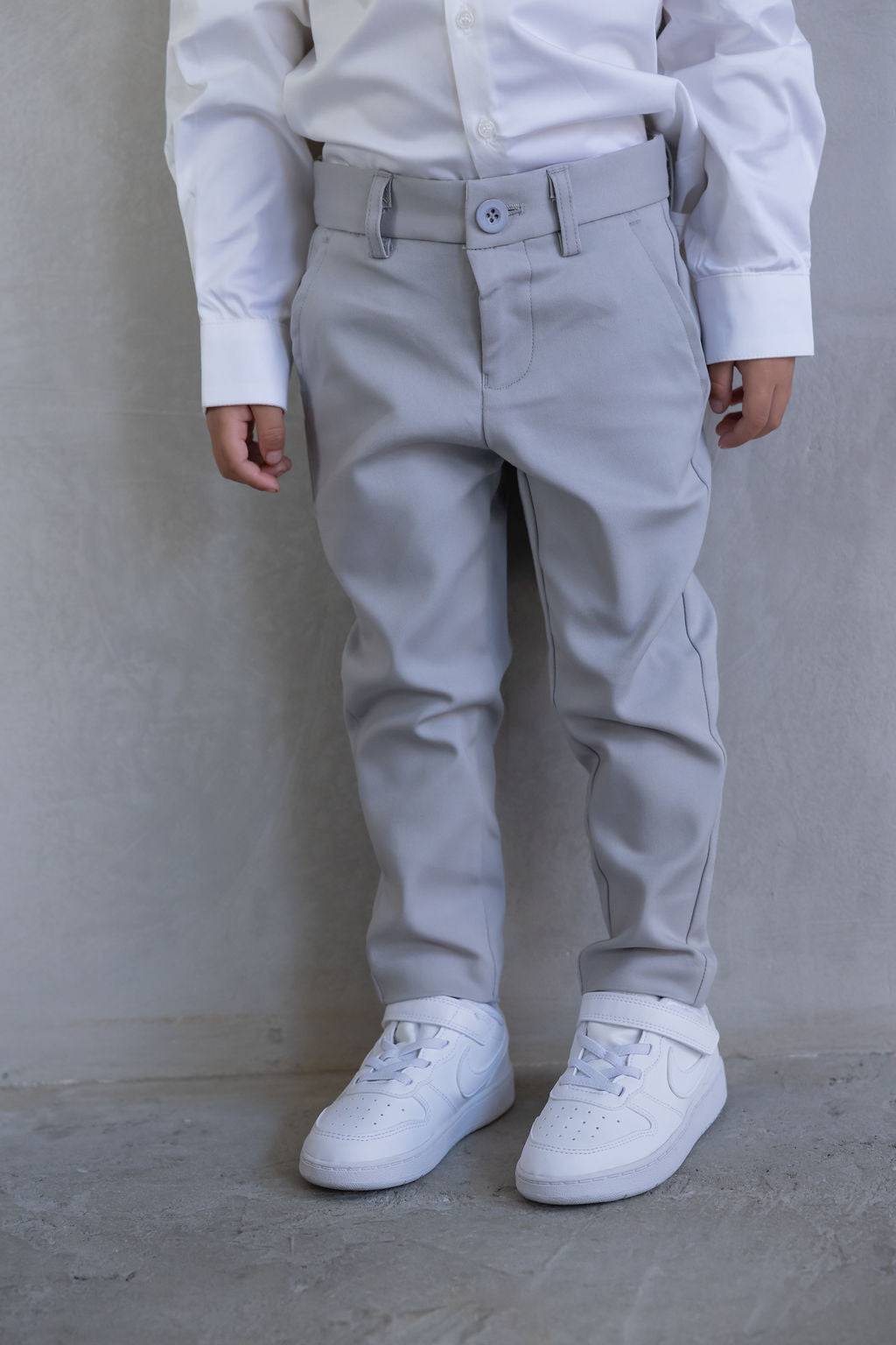 מכנס מחויט אפור - Hipster