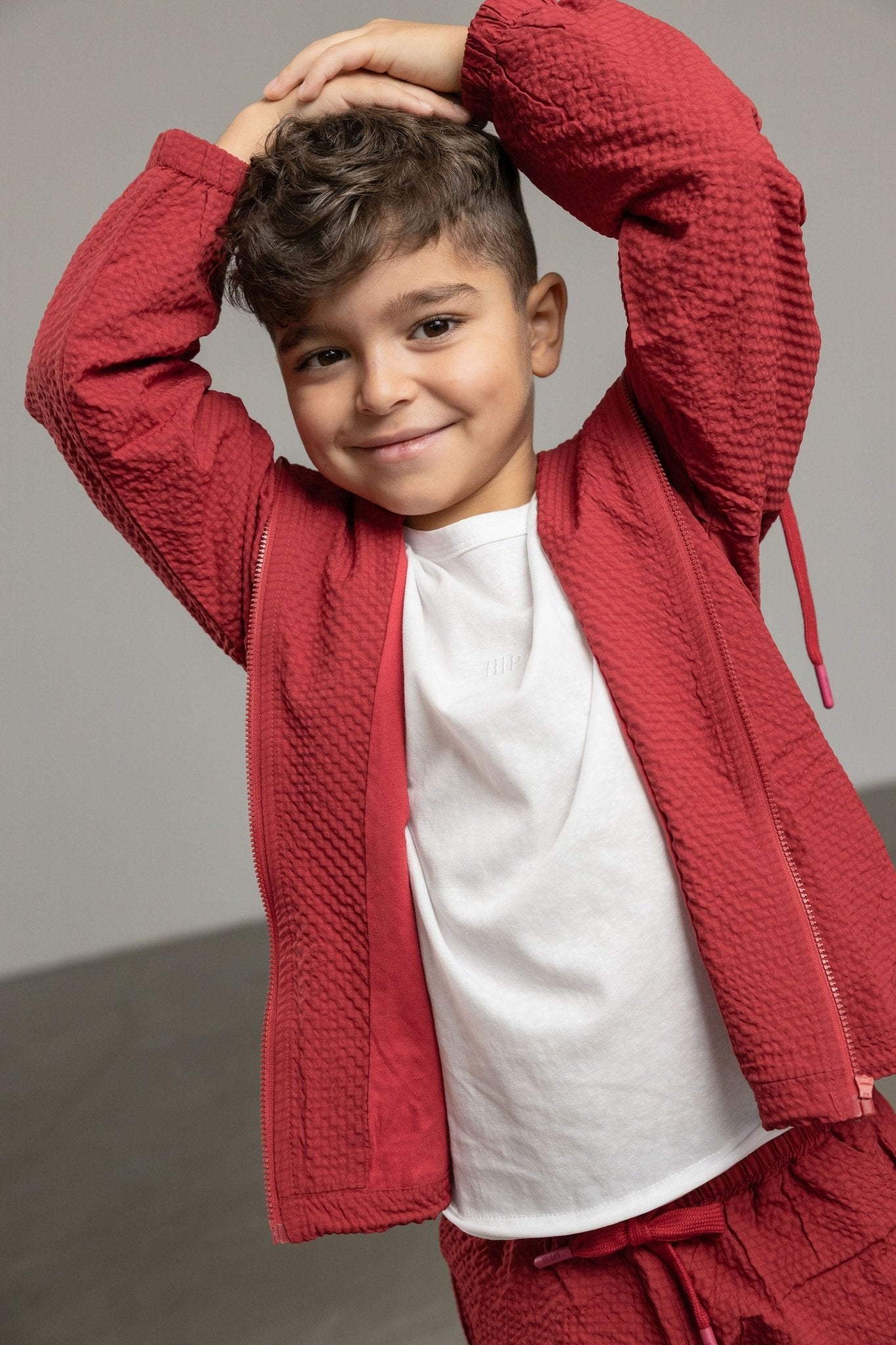 מכנס ניילון ג'יי בורדו - Hipster