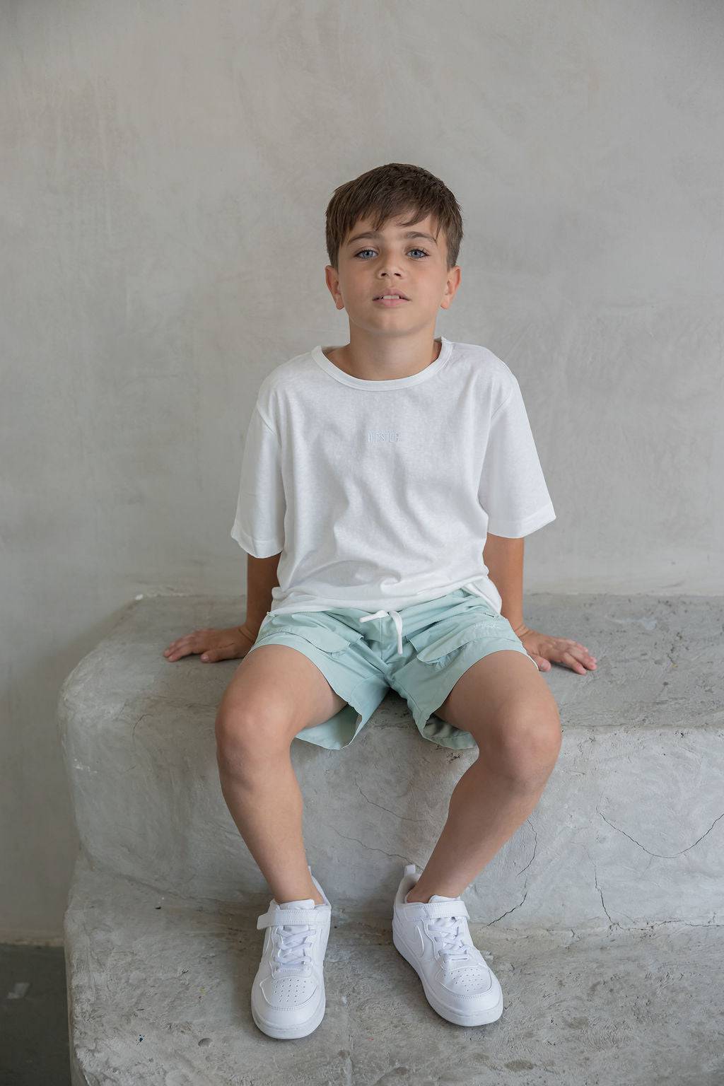 מכנס ניילון קצר מנטה - Hipster