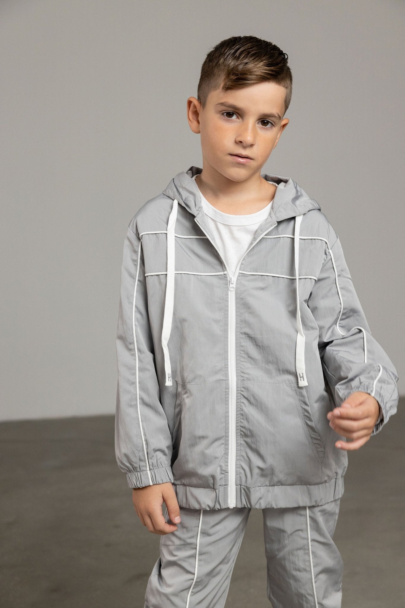 מכנס ניילון ריו אפור - Hipster