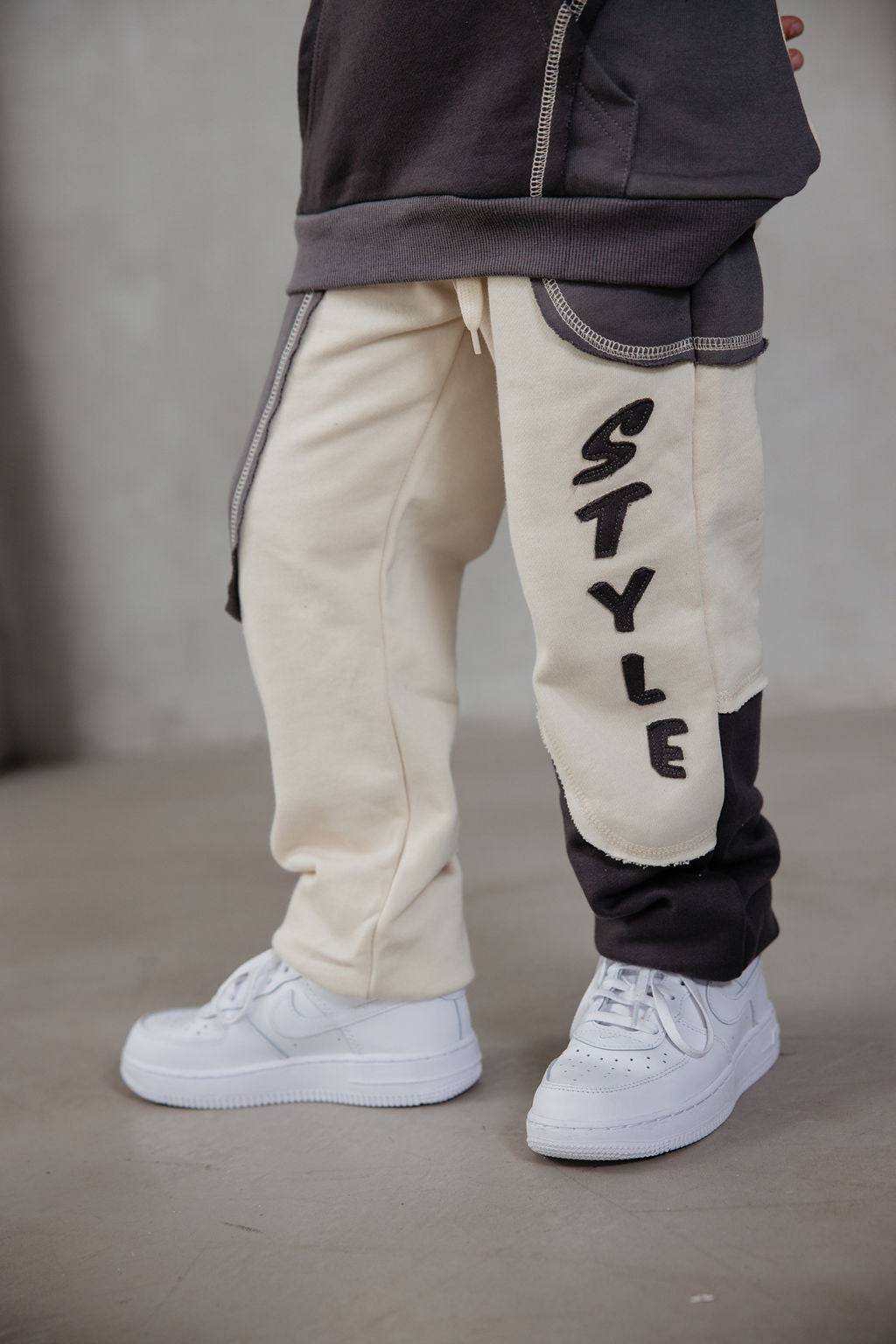 מכנס ניק משולב אפור - Hipster