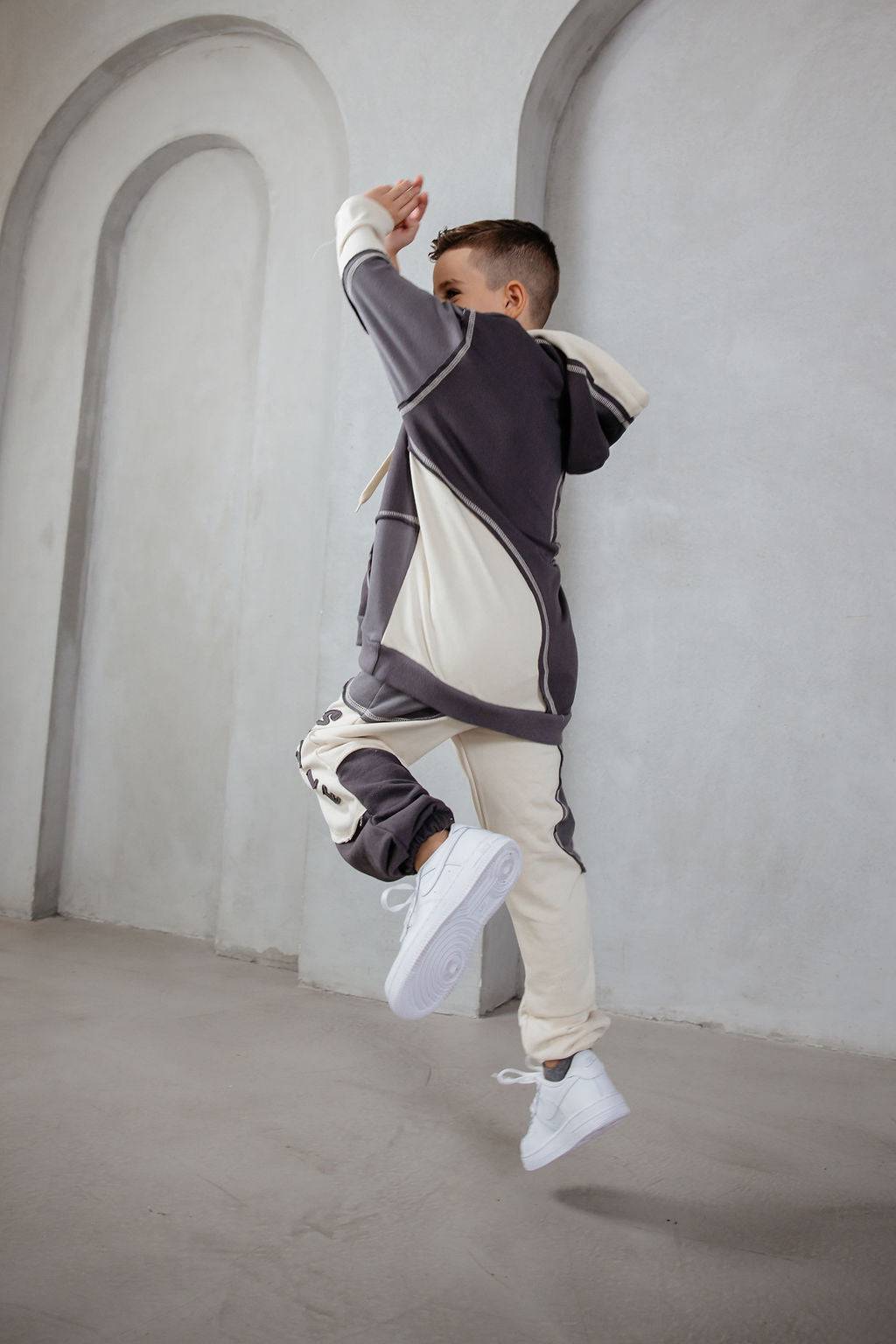 מכנס ניק משולב אפור - Hipster