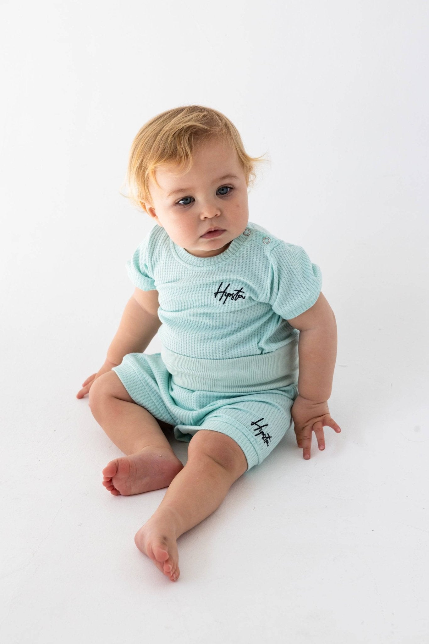 מכנס וופל תכלת - Hipster