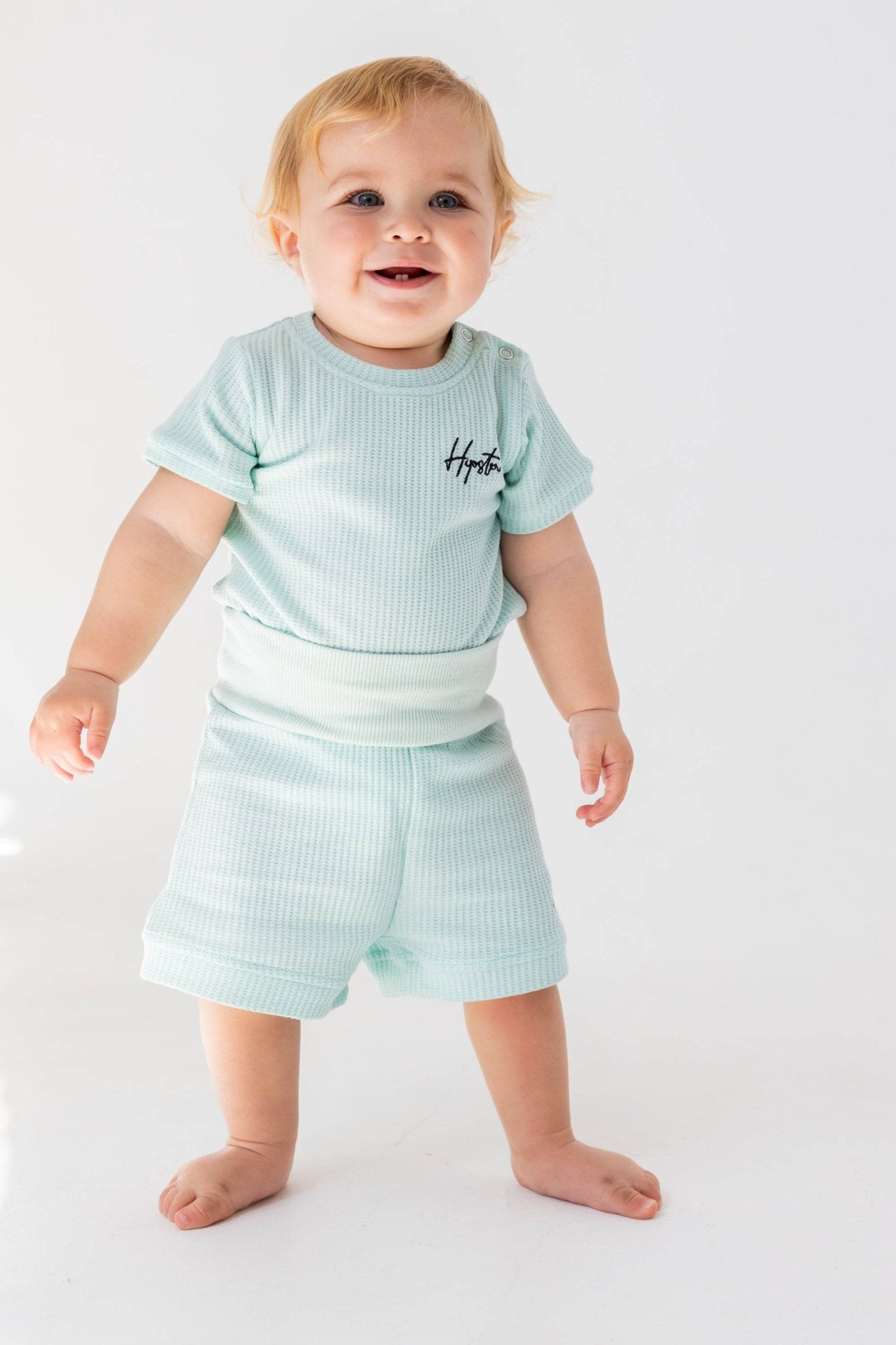 מכנס וופל תכלת - Hipster