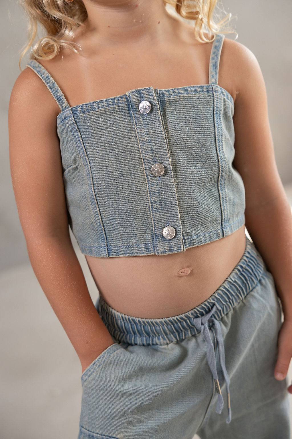 מחוך ג'ינס בהיר - Hipster