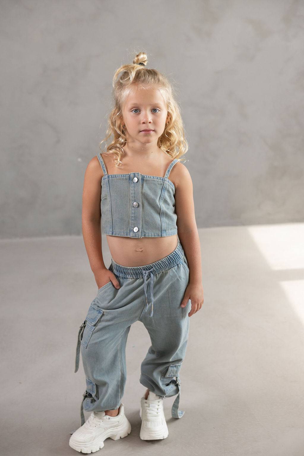 מחוך ג'ינס בהיר - Hipster