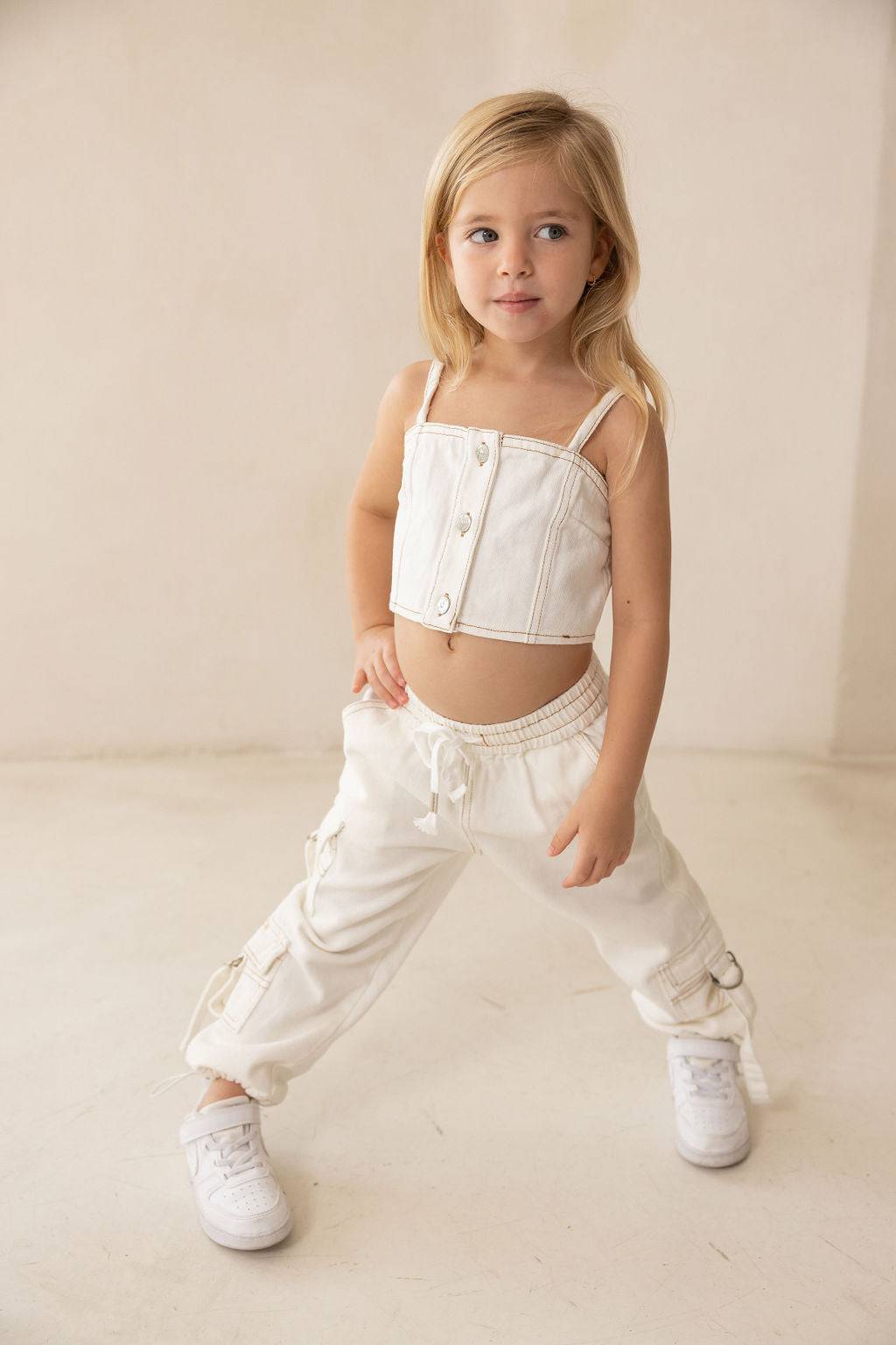 מחוך ג'ינס לבן - Hipster