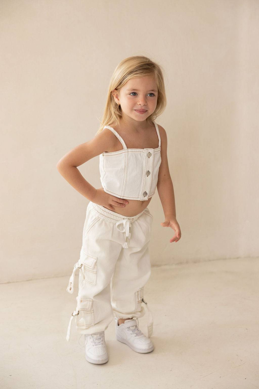 מחוך ג'ינס לבן - Hipster