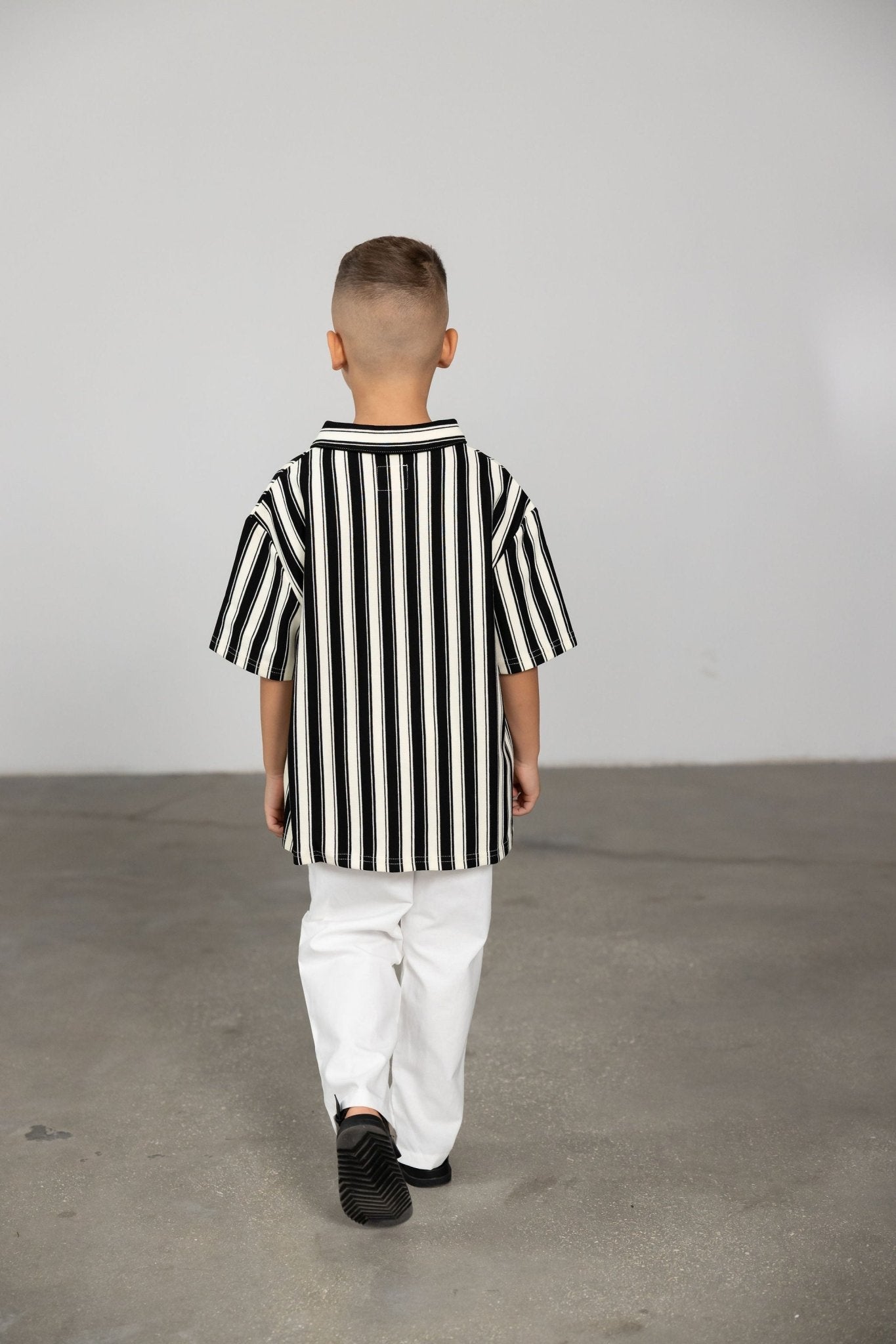 מכופתרת פסים פביאן - Hipster