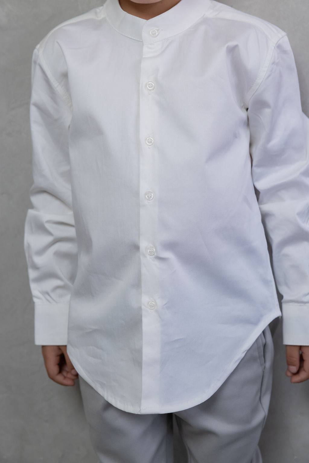 מכופתרת ערב לבנה - Hipster