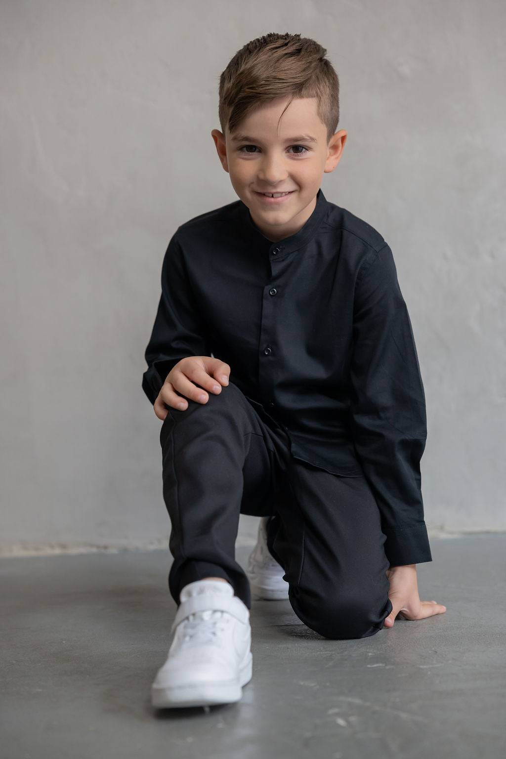 מכופתרת ערב שחורה - Hipster