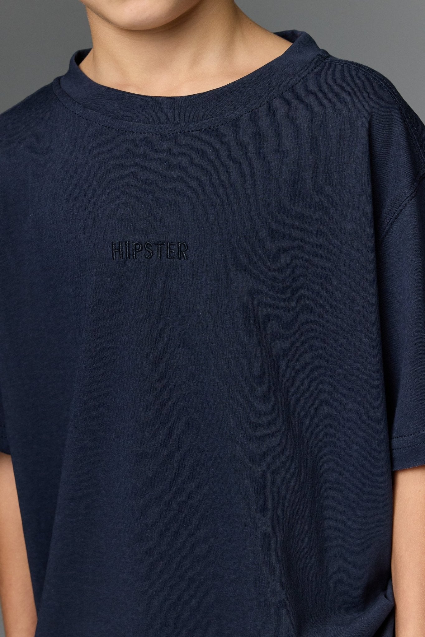 טישרט סופט כחול נייבי - Hipster