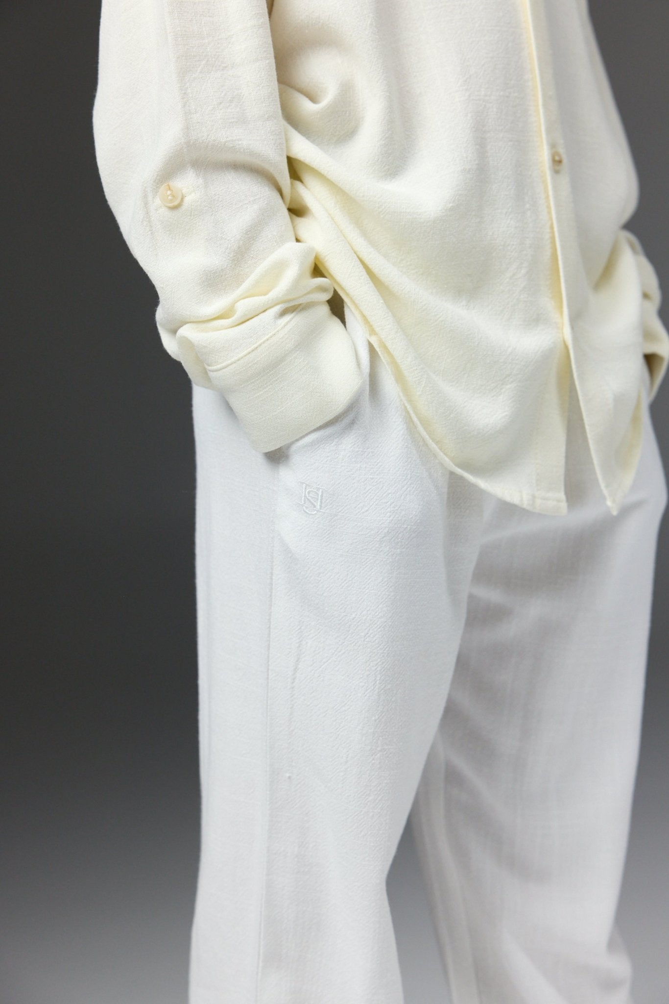 מכנס יאן לבן - Hipster