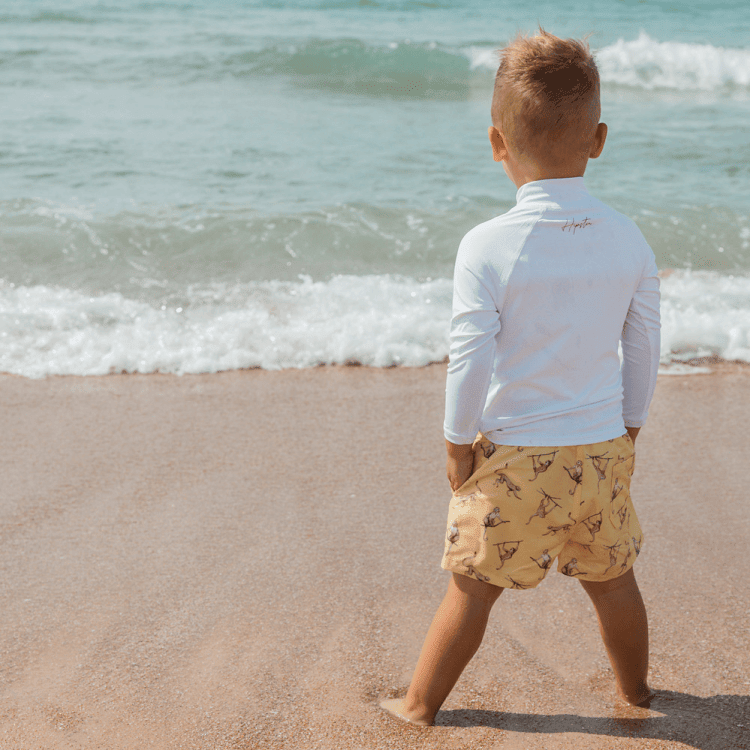 חולצת גלישה לבנה - Hipster