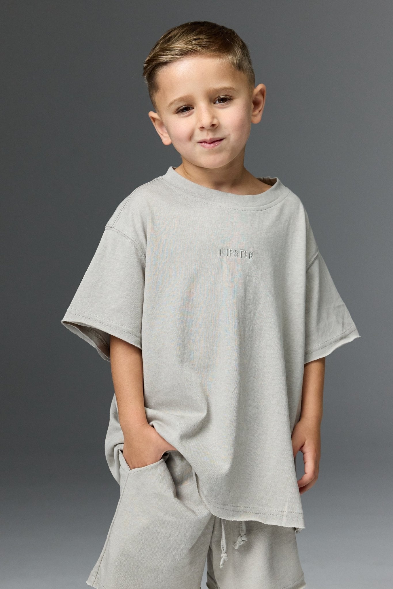 טישרט סופט אפורה - Hipster