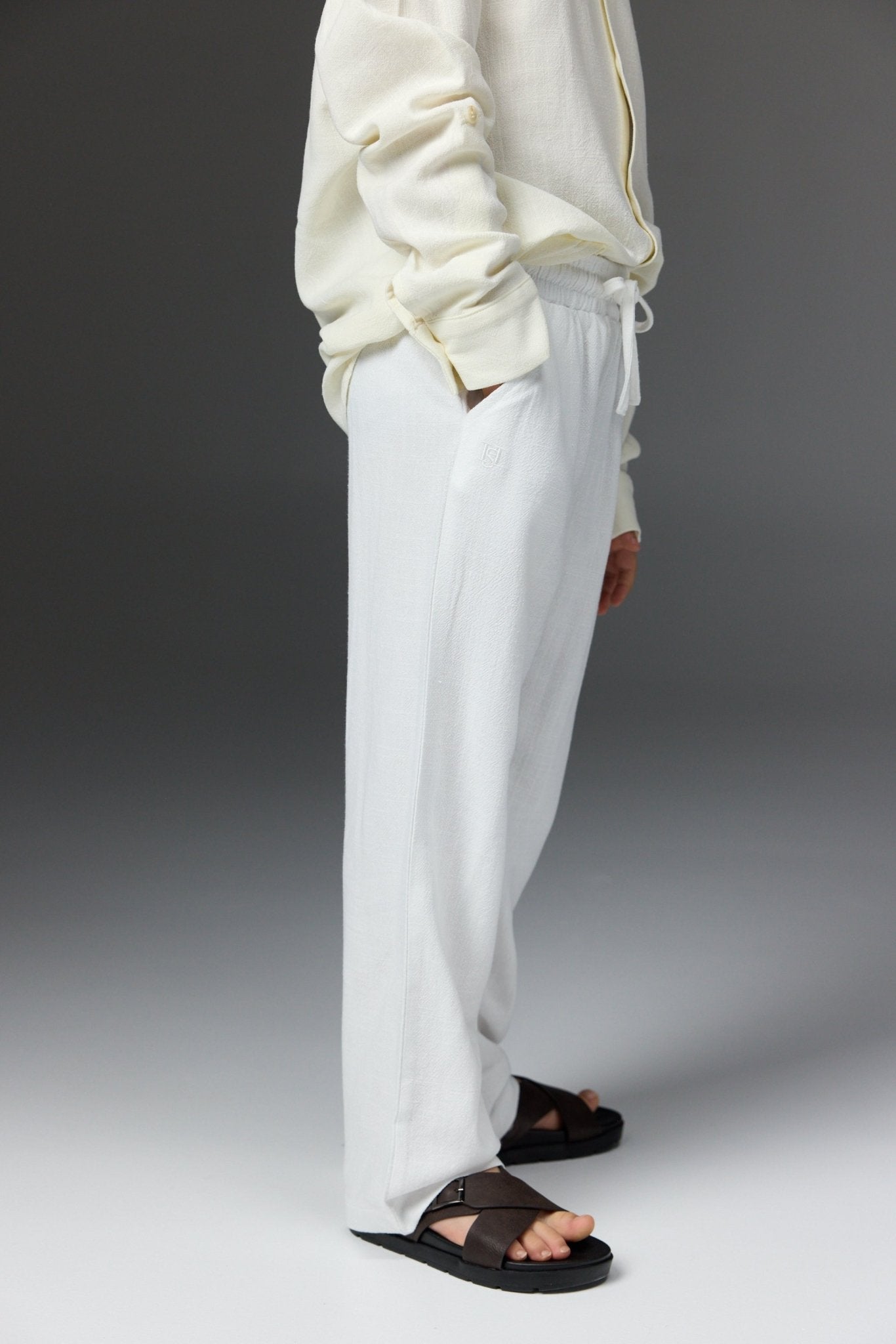 מכנס יאן לבן - Hipster