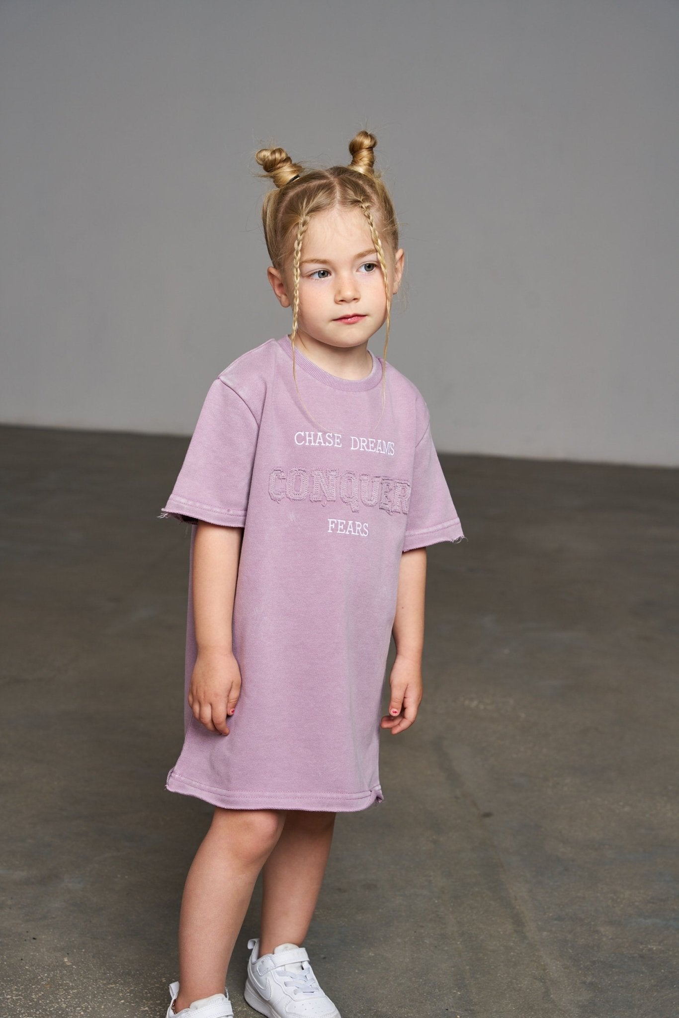 שמלת ווש סגולה - Hipster