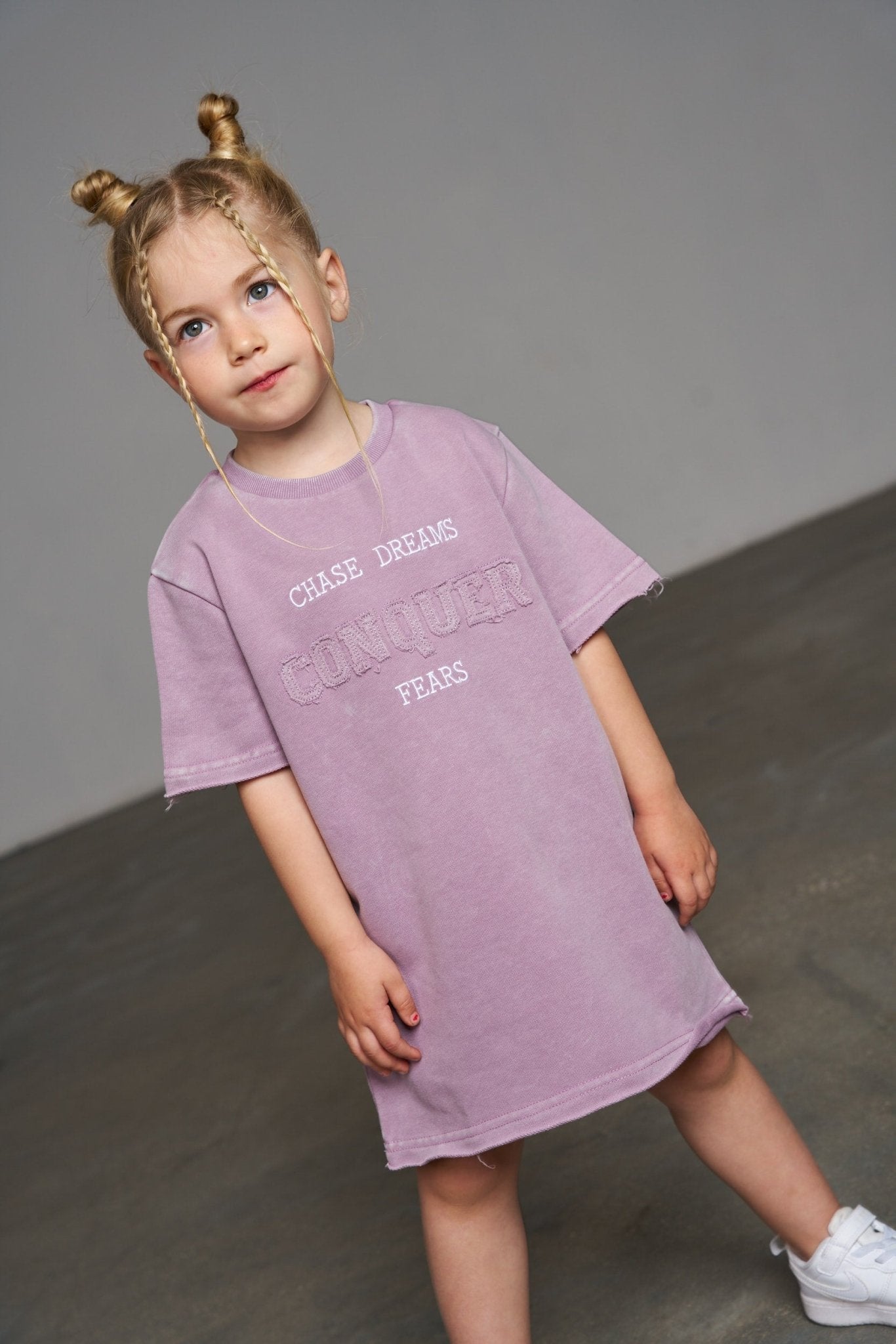 שמלת ווש סגולה - Hipster