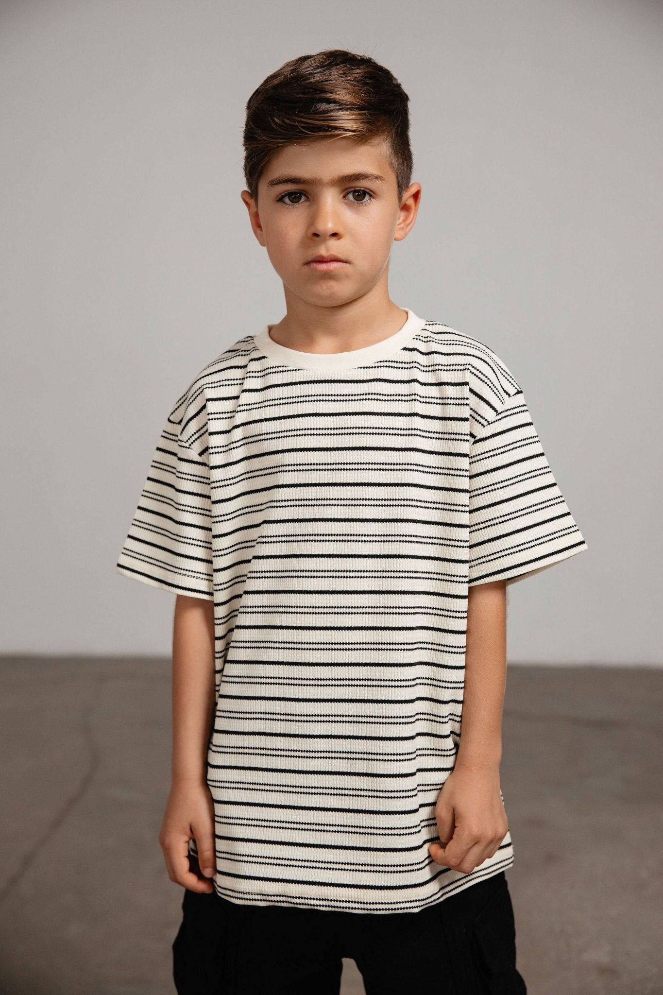 חולצת אוברסייז פסים - Hipster