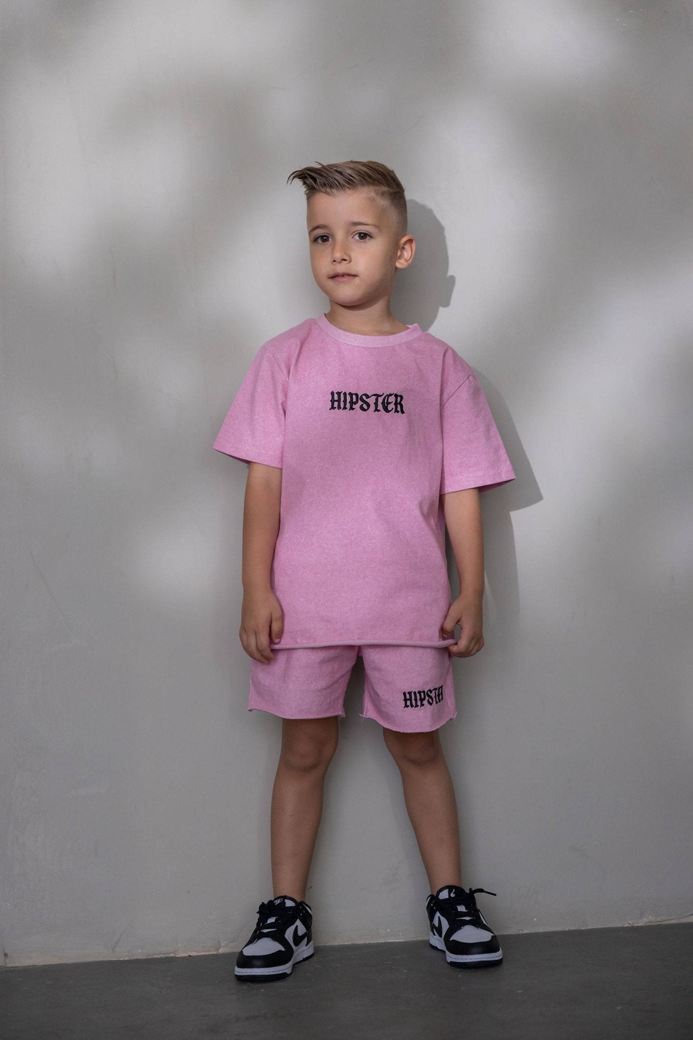 wash חליפת ורודה - Hipster