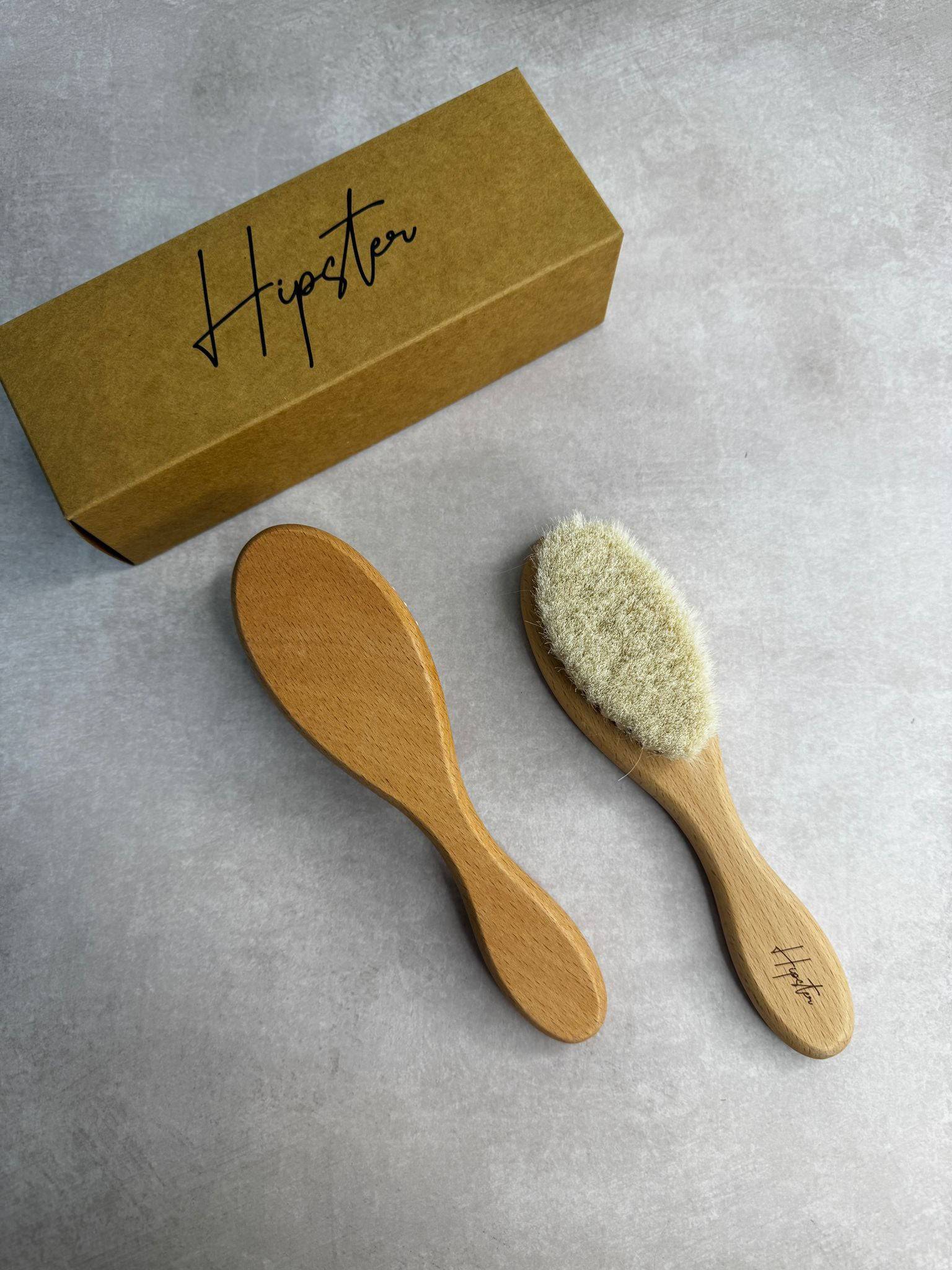 זוג מסרקי עץ - Hipster