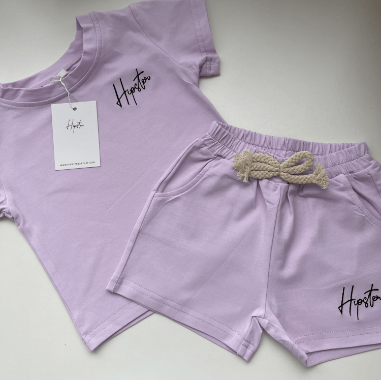 חליפת גן סגולה תינוקות/ילדים - Hipster