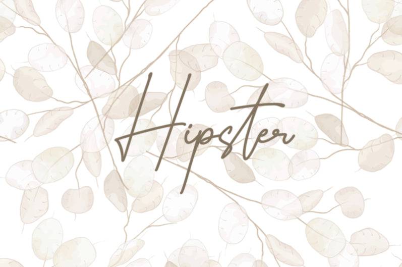 כרטיס ברכה - Hipster